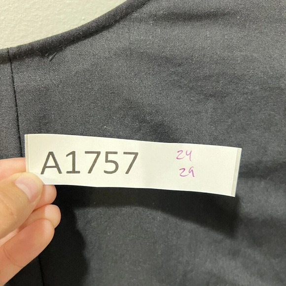 Akoz De Toi Womens Black Lagenlook Tunic Top S Relaxed Boho Cotton Blend Paris - Picture 7 of 7